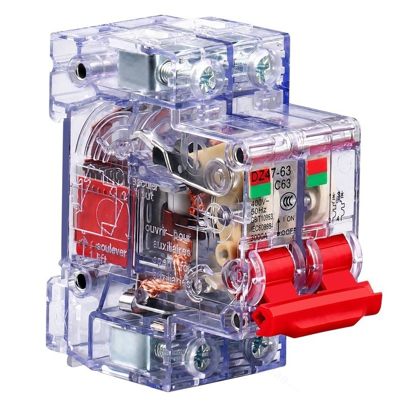 DZ47‑63A Transparent 4P Miniat - Din Rail Circuit Breaker ulasan dan harga