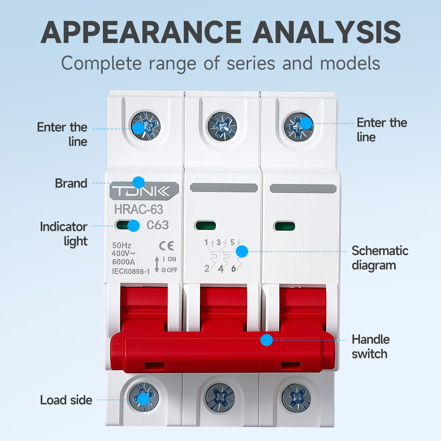TDNK AC Mini Circuit Breaker M - Din Rail Circuit Breaker ulasan dan harga