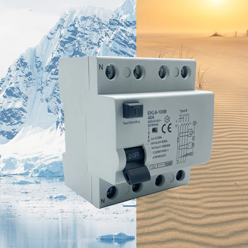 Type B Earth Leakage Circuit B - Din Rail Circuit Breaker ulasan dan harga