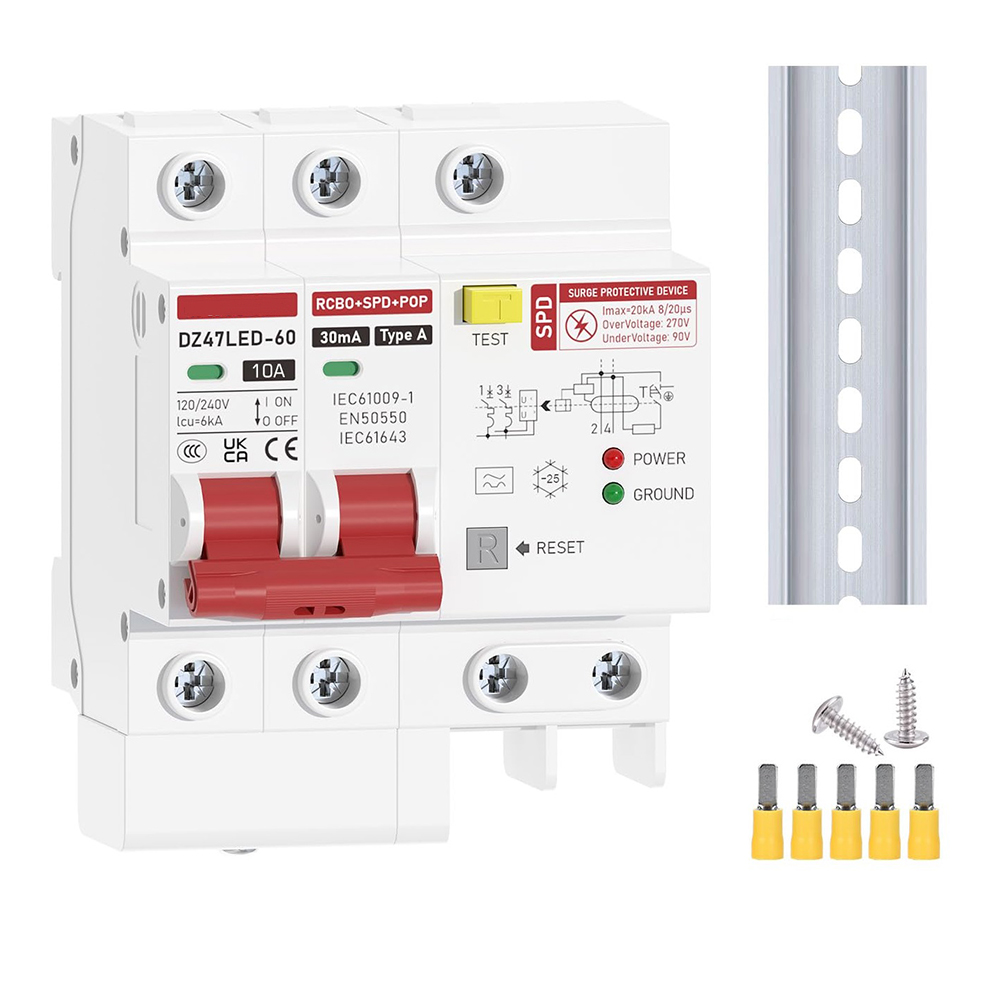 Overload Protection Residual C - Din Rail Circuit Breaker ulasan dan harga
