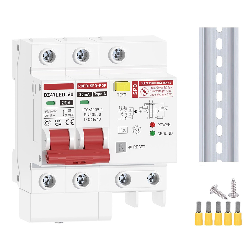 Overload Protection Residual C - Din Rail Circuit Breaker ulasan dan harga
