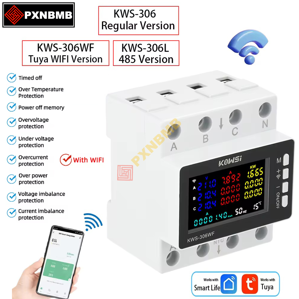 80A Tuya WIFI Smart Life Volta - Din Rail Circuit Breaker ulasan dan harga
