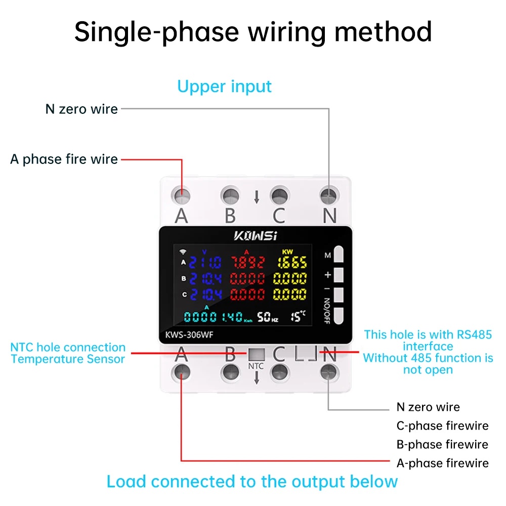 80A Tuya WIFI Smart Life Volta - Din Rail Circuit Breaker ulasan dan harga