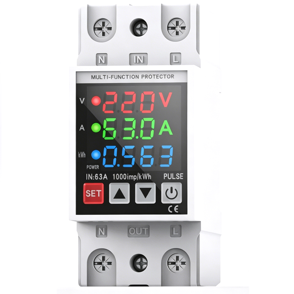 Digital Three Display Metering - Din Rail Circuit Breaker ulasan dan harga