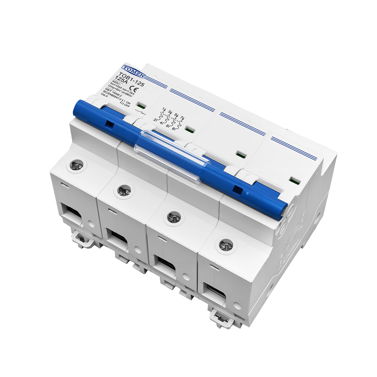 1P 2P 3P 4P 400V AC High-curre - Din Rail Circuit Breaker ulasan dan harga