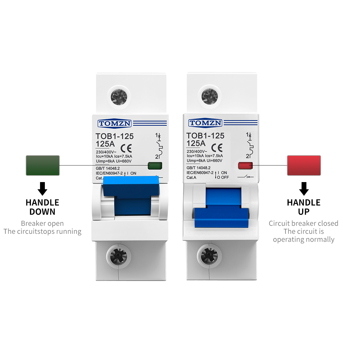 1P 2P 3P 4P 400V AC High-curre - Din Rail Circuit Breaker ulasan dan harga