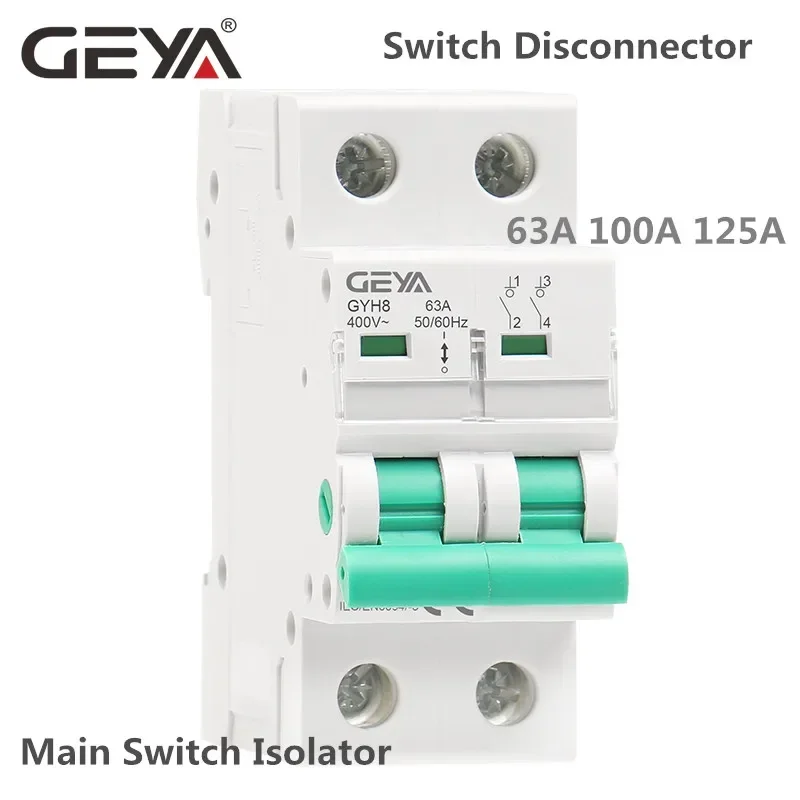 GEYA GYH8 Din Rail 2Pole 4Pole - Din Rail Circuit Breaker ulasan dan harga