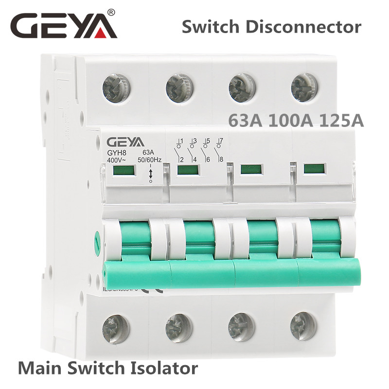 GEYA GYH8 Din Rail 2Pole 4Pole - Din Rail Circuit Breaker ulasan dan harga
