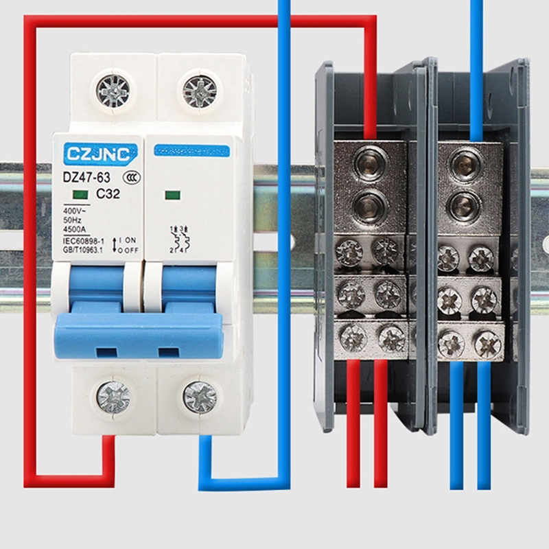 150A Din Rail Terminal Block D - Din Rail Circuit Breaker ulasan dan harga